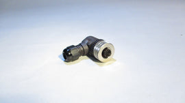 Connector, M12, 4 Pin Female 90 Degree