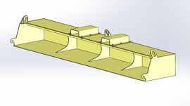 Slag Scoop, Plus, Xcell and EVO Tables with an 11' wide cutting area. Due to size & weight, this part can only ship by truck. Please contact Slagger Parts to order. parts@slagger.com or 800-831-0944