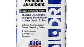 Oil Absorbent Floor Dry, 25lb Bag. For use on oil, anti-freeze and other liquids.