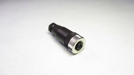 Connector, M12, 3 Pin, Female, St Rkey