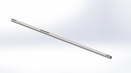 Slagger Driveshaft w Keys, 1.5"OD x 72"L, For all Slagger M tables with a 7' wide cutting area. 2007617