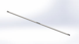 Slagger Driveshaft w Keys, 1.5"OD x 108"L For Slagger M tables with a 10' wide cutting area  Due to length, this part can only ship by truck. Please contact Slagger Parts to order. parts@slagger.com or 800-831-0944