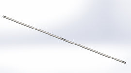 Slagger Driveshaft w Keys, 1.5"OD x 151.5",  For Slagger M tables with a 14' wide cutting area. Due to length, this part can only ship by truck. Please contact Slagger Parts to order. parts@slagger.com or 800-831-0944