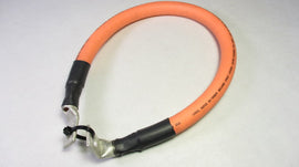 18", 2/0 Ground Cable, (2) .375" Hole Lugs, Shuttle Tables