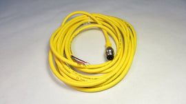78 Inch, Wire Cable w M12 Straight-Pin Male Conn