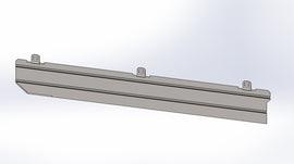 Swing Gate, 125..25"L Replacement for Double M Tables with a 23' wide cutting area. Due to size & weight, this part can only ship by truck. Please contact Slagger Parts to order. parts@slagger.com or 800-831-0944