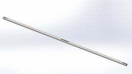 Slagger Driveshaft w Keys, 1.5" OD x 103.25", (2) per table.  For Slagger Double M tables with a 19' wide cutting area.