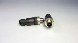 Connector, M12, 5 Pin, Male Straight