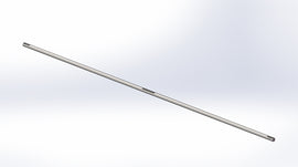 Slagger Driveshaft w Keys, 1.5"x 133.25", For Slagger Double M tables with a 24' cutting area. Due to length, this part can only ship by truck. Contact Slagger Parts to order. parts@slagger.com or 800-831-0944