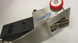 Slagbuster, Slag removal machine. 2023600 is built with 1.25" cutting blades for use on tables with a minimum of 1.50" between slats. 2141853