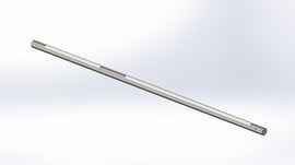 Slagger Driveshaft w Keys, 1.5"x 59.5", 5' Plus